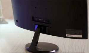 Samsung 24-inch Curved LED Gaming Monitor Back View